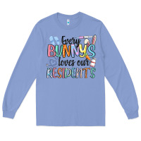 Colony Blue every bunny loves our residents Long Sleeve Tee - MaliasSmallBusiness