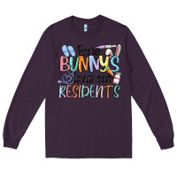 Plum every bunny loves our residents Long Sleeve Tee - MaliasSmallBusiness