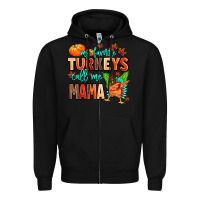 Black my favorite call me mama Zipper Hoodie - MaliasSmallBusiness