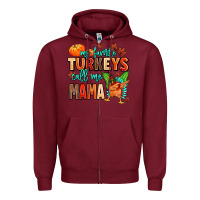 Burgundy my favorite call me mama Zipper Hoodie - MaliasSmallBusiness