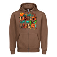 Chestnut my favorite call me mama Zipper Hoodie - MaliasSmallBusiness