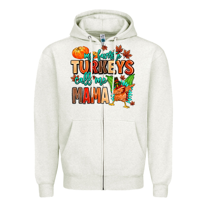 My Favorite Call Me Mama Zipper Hoodie by MaliasSmallBusiness | Teevron