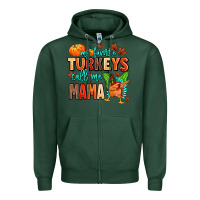 Sports Green my favorite call me mama Zipper Hoodie - MaliasSmallBusiness