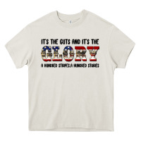 Cream veteran glory Heavy Core Tee - BarkalooDesign