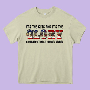 Veteran Glory Heavy Core Tee Designed By Barkaloodesign
