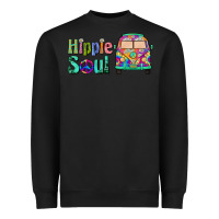 Black hippie soul caravan Heavyweight Sweatshirt - BarkalooDesign
