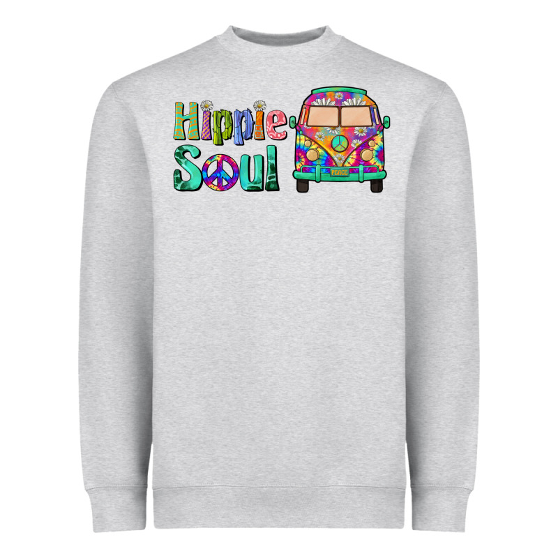 Hippie Soul Caravan Heavyweight Sweatshirt by BarkalooDesign | Teevron