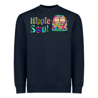 Navy hippie soul caravan Heavyweight Sweatshirt - BarkalooDesign