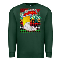 Sports Green Believe In Hope Santa Moon Premium Sweatshirt - Bettercallsaul