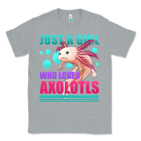 Heather Grey just a girl who loves axolotls Classic Tee - Jasminsmagicworld