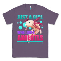 Lavender just a girl who loves axolotls Classic Tee - Jasminsmagicworld