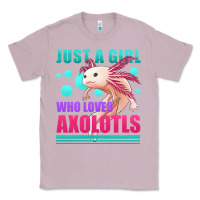 Lilac just a girl who loves axolotls Classic Tee - Jasminsmagicworld
