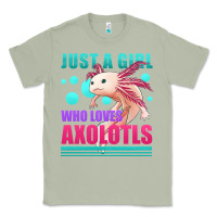 Matcha just a girl who loves axolotls Classic Tee - Jasminsmagicworld