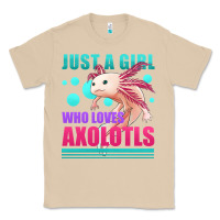 Mushroom just a girl who loves axolotls Classic Tee - Jasminsmagicworld