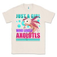 Natural just a girl who loves axolotls Classic Tee - Jasminsmagicworld