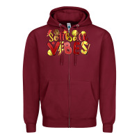 Burgundy softball vibes Zipper Hoodie - MaliasSmallBusiness