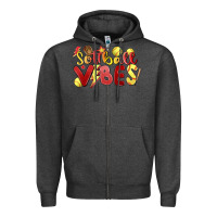 Charcoal Heather softball vibes Zipper Hoodie - MaliasSmallBusiness