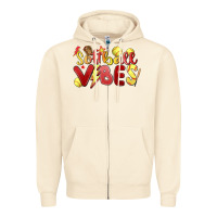 Sandshell softball vibes Zipper Hoodie - MaliasSmallBusiness