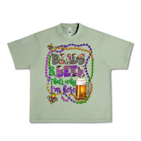 Oil Green beads & beer that's why i'm here Urban Heavy Tee - Artiststas