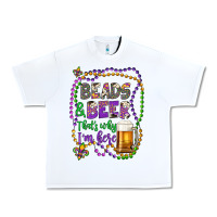 White beads & beer that's why i'm here Urban Heavy Tee - Artiststas