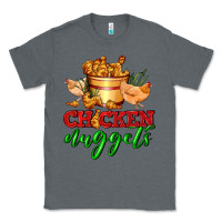 Charcoal Heather chicken nuggets Classic Tee - AdoDesignShop