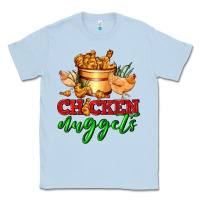 Dusty Blue chicken nuggets Classic Tee - AdoDesignShop