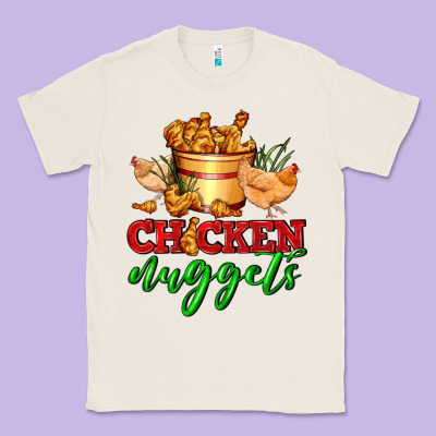 Chicken Nuggets Classic Tee Designed By Adodesignshop