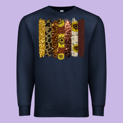 Fall Glitter Brush Strokes Premium Sweatshirt Designed By Bettercallsaul