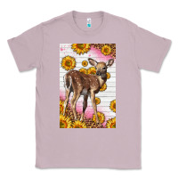 Lilac Western Cute Baby Deer Fawn Classic Tee - LillyAllenDesigns