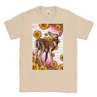 Mushroom Western Cute Baby Deer Fawn Classic Tee - LillyAllenDesigns