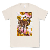Natural Western Cute Baby Deer Fawn Classic Tee - LillyAllenDesigns