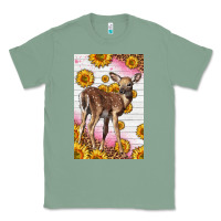 Sage Western Cute Baby Deer Fawn Classic Tee - LillyAllenDesigns