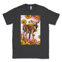 Smoke Western Cute Baby Deer Fawn Classic Tee - LillyAllenDesigns