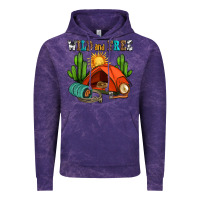 Cloud Purple wild and free camp Vintage Hoodie - AdoDesignShop