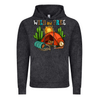 Vintage Black wild and free camp Vintage Hoodie - AdoDesignShop