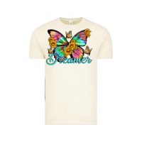 Vintage Arctic dreamer with Butterfly and sunflowers Vintage Tee - Artiststas