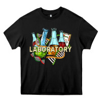 Black laboratory Heavy Core Tee - texasbilliewilder