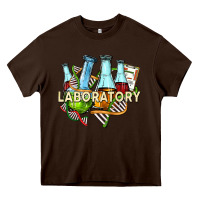 Chocolate Brown laboratory Heavy Core Tee - texasbilliewilder