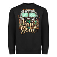 Black hippie soul caravan Heavyweight Sweatshirt - BarkalooDesign