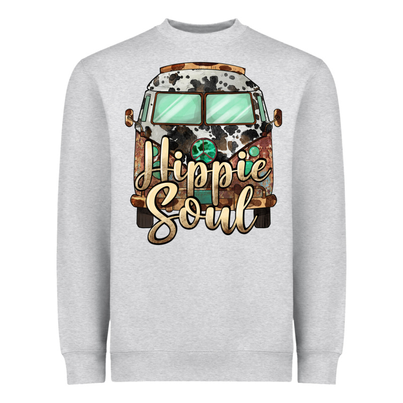 Hippie Soul Caravan Heavyweight Sweatshirt by BarkalooDesign | Teevron