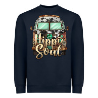 Navy hippie soul caravan Heavyweight Sweatshirt - BarkalooDesign