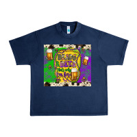 Navy beads & beer that's why i'm here Urban Heavy Tee - Artiststas