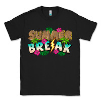 Black Summer Break Classic Tee - CowhideDigitalArt