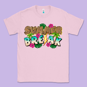 Summer Break Classic Tee Designed By Cowhidedigitalart