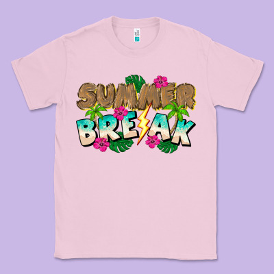 Summer Break Classic Tee Designed By Cowhidedigitalart