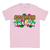 Bubblegum Pink Summer Break Classic Tee - CowhideDigitalArt
