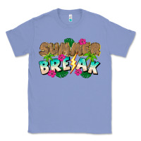 Colony Blue Summer Break Classic Tee - CowhideDigitalArt