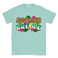 Seafoam Summer Break Classic Tee - CowhideDigitalArt