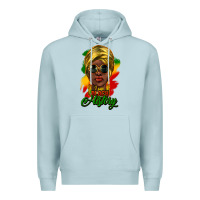 Blue Mist i am black history Premium Hoodie - NancyCooperArtShop