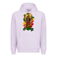 Lilac i am black history Premium Hoodie - NancyCooperArtShop